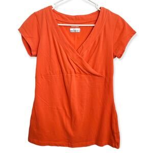 Columbia Omni-Freeze Orange Short Sleeve Top Size Medium
